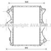AVA QUALITY COOLING DN2349 Radiator, engine cooling